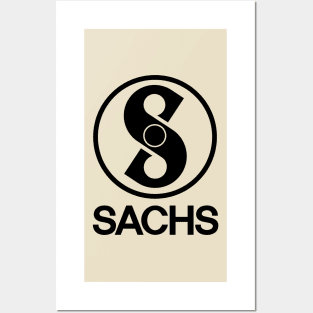 Sachs S logo (black) Posters and Art